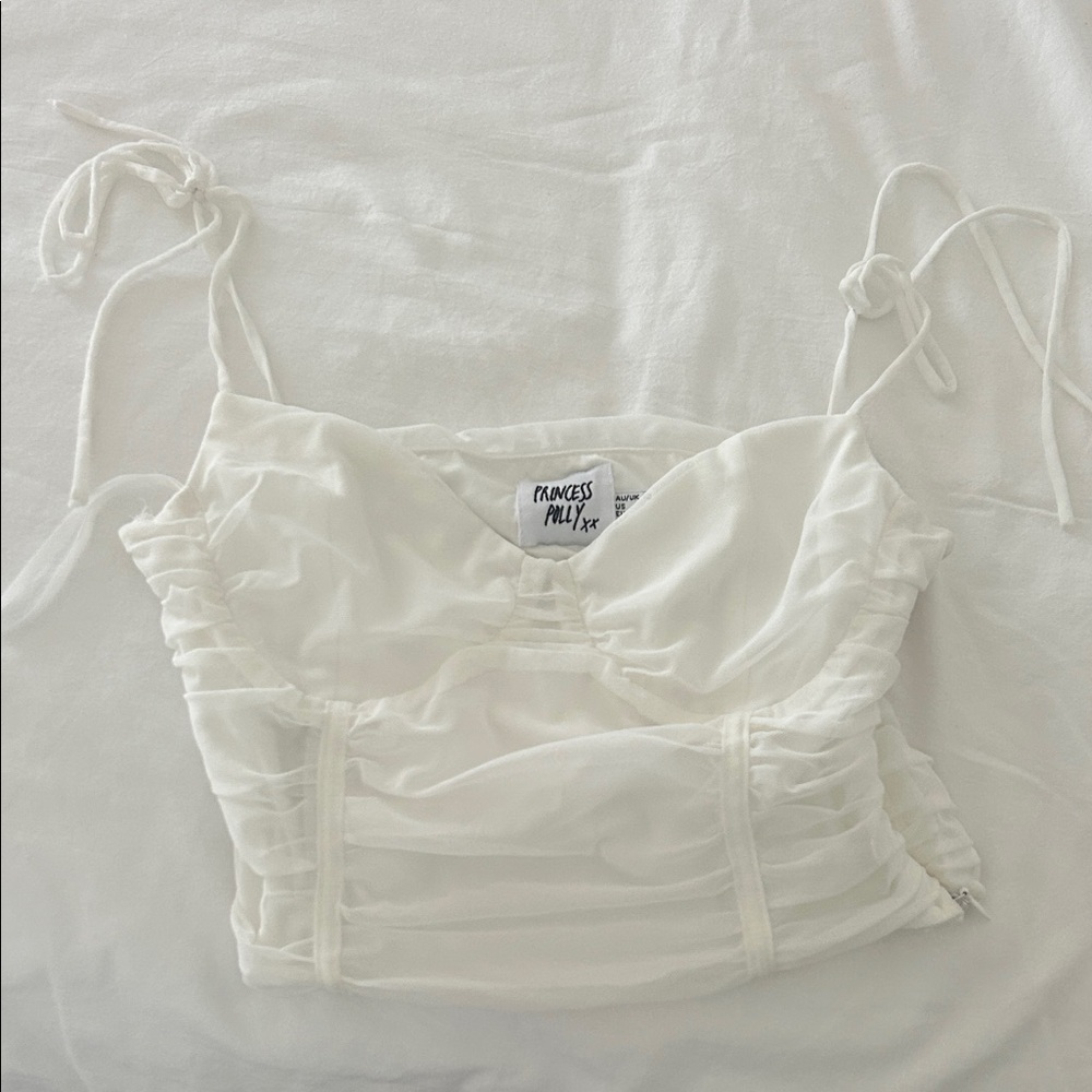 Princess Polly Size 6 White Top